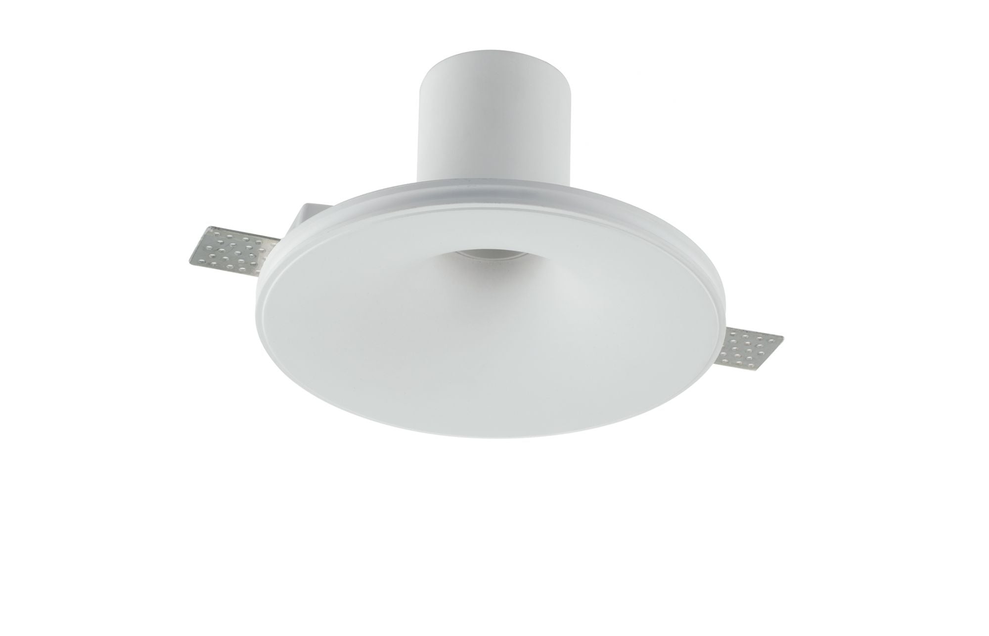 Incasso in gesso a scomparsa verniciabile da integrare nel cartongesso attacco E27 collezione EVA Incasso in gesso a scomparsa verniciabile da integrare nel cartongesso attacco E27 collezione EVA